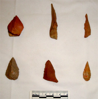 Aboriginal stone tools near Burra