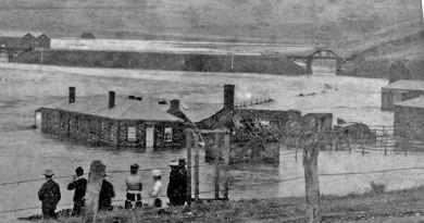 Aberdeen, Burra, in the April 1915 flood