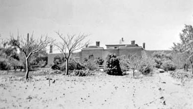 Snow at Redruth Jail, Burra, sometime between 1916 and 1922